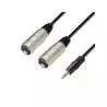 Comprar Adam Hall K3YWMM0100 Cable 3.5 mm Jack stereo a 2 x XLR