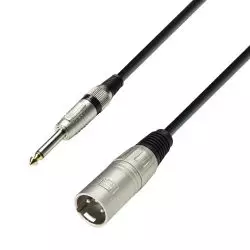 Compra Adam Hall cable xlr macho a jack 6.3 mono 6m 3 star al mejor precio