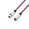 Comprar Adam Hall 3 Star Mmf 0050 Purple XLR-H / XLR-M 0,5m al