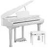 Kurzweil KAG100WH piano de cola digital blanco