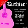 Comprar LUTHIER SET20 Juego de cuerdas guitarra clasica tensión