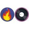 Comprar Serato Pressings Emoji Series 2 Flame/Record al mejor