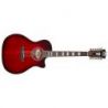 D&#039;angelico Premier Fulton Trans Black Cherry Burst