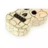 Mahalo Ukelele Creative Series Skull White