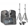 Compra vonyx pss302 set portatil 10 sd/usb/mp3/bt con tripode al mejor precio