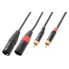 Compra PD CONNEX Cable de seÃÂ±al, 2 x Macho XLR a 2 x Macho RCA - 1.5m al mejor precio