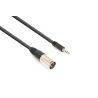 Compra Vonyx Cable XLR Macho-Jack 3.5 Stereo (0.5m) al mejor precio