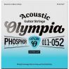 Olympia Explore Acoustic Guitar Strings, Phosphor Brz, 011-052