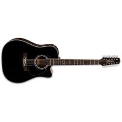 Takamine EF381DX Dreadnought Cutway 12 cuerdas Negra