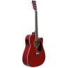 Compra DAYTONA A-411CE Guitarra electroacustica roja al mejor precio