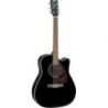 Compra yamaha fx370c guitarra acustica black al mejor precio