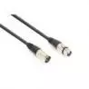 Compra VONYX DMX Cable 3-Pin XLR Macho - XLR Hembra 6m (110Ohm) al mejor precio