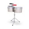 LP LP258S Timbales Tito Puente Thunder Timbs Acero inoxidable
