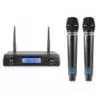 Comprar Vonyx WM62 Micrófono inalámbrico UHF 2 micrófonos de