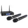 Comprar Vonyx WM62 Micrófono inalámbrico UHF 2 micrófonos de