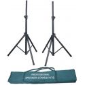  EK Audio SSPACK003 pack 2 soportes altavoz con funda
