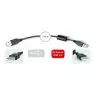 CABLE USB A macho - USB A macho FONESTAR 7841 de 1,8 m