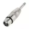 ADAPTADOR XLR H A JACK 6.3 M MONO