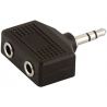 ADAPTADOR 2 JACK 3.5 H A JACK 2.5 M STEREO