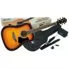 Compra Pack Guitarra Acustica ibanez v50njp-vs jam pack - vintage sunburst con descuento