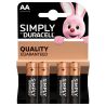 Comprar Duracell LR6 MN1500 Alcalina AA 1.5V 4uds