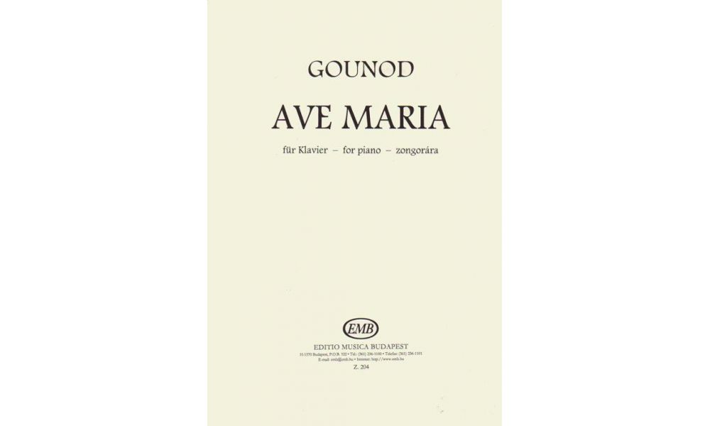 ⚡ Comprar GOUNOD: AVE MARIA | MUSISOL